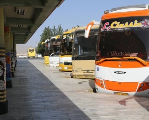 اتوبوس دربستی گلوگاه به تهران